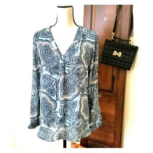 Ann Taylor Paisley Blouse
